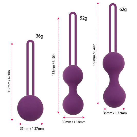 Kegel Balls Ben wa ball Silicone Vaginal Tighten Exercise Machine Smart Ball Geisha Ball Female Masturbation Sex Toys for Women