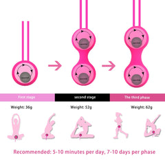 Kegel Balls Ben wa ball Silicone Vaginal Tighten Exercise Machine Smart Ball Geisha Ball Female Masturbation Sex Toys for Women