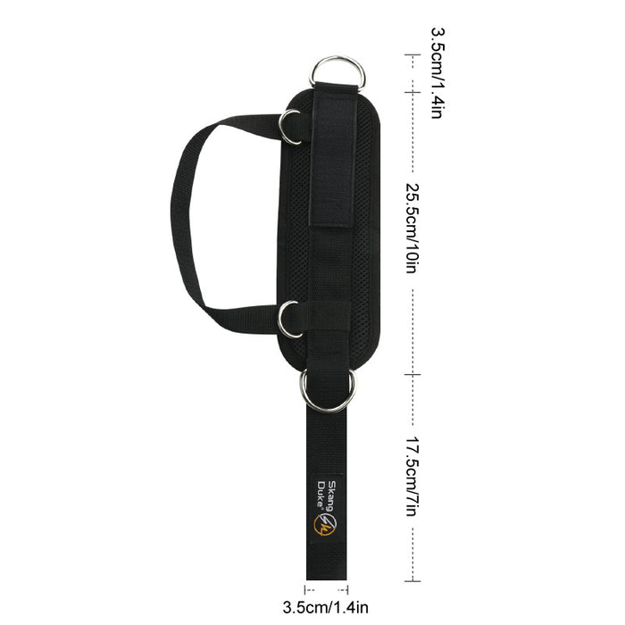 Foot pedal ankle buckle