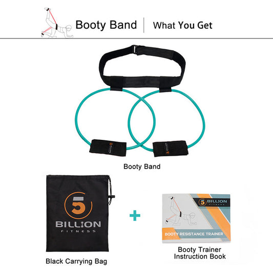 Women Booty Butt Band Resistance Bands Adjustable Waist Belt Pedal Exerciser for Glutes Muscle Workout Free Bag