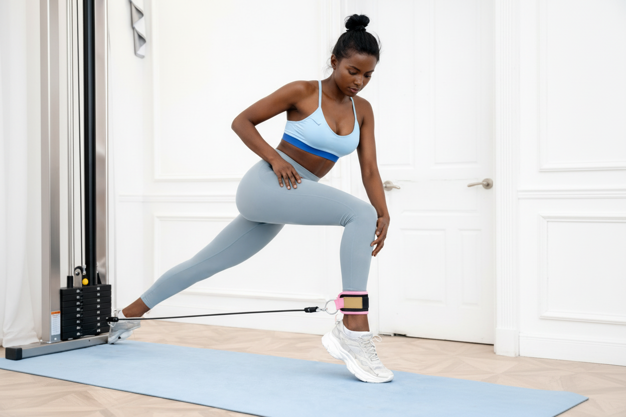 Resistance Bands with Ankle Straps