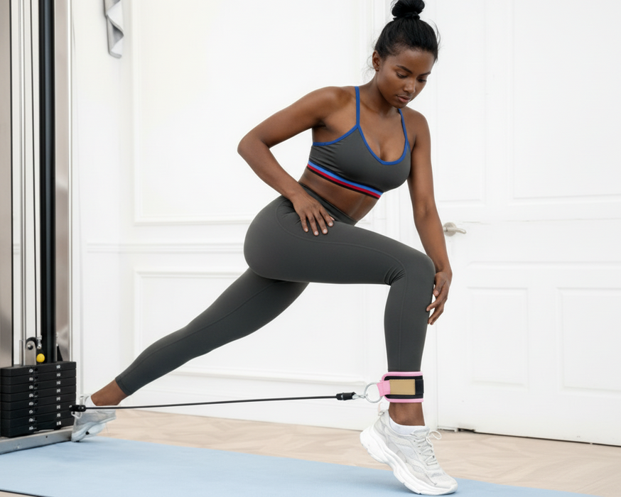 Resistance Bands with Ankle Straps