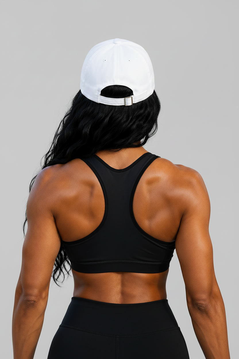 True Bikini Fitness - Back View Gray Background